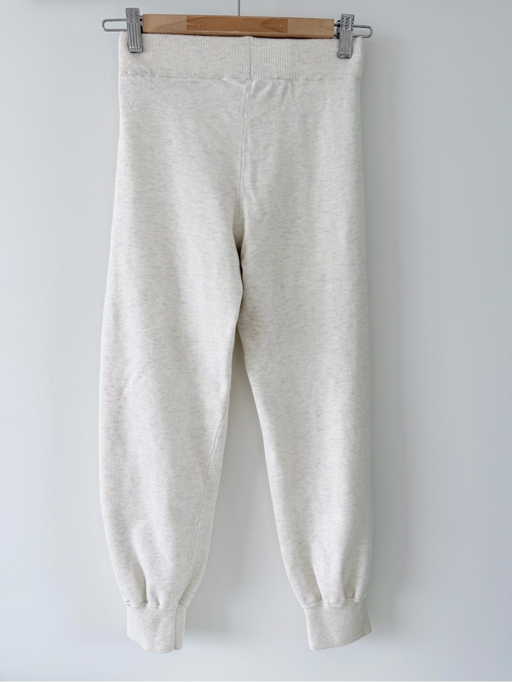 Wilfred Free Aritzia ECOVERO Knit Jogger Pants Cream High Rise XXS Lounge - Picture 7 of 15